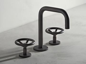 BROOKLYN - 3 hole countertop washbasin tap by The Watermark Collection - view 2
